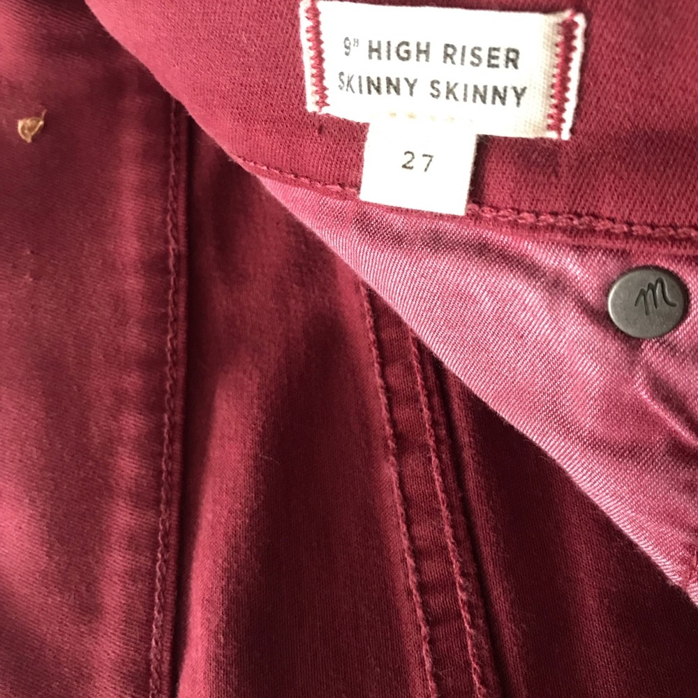 NWT Madewell 9” High Rise Skinny Jeans